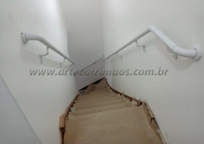 Corrimao de Parede Aluminio Suporte Simples 4