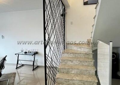 Painel de Fechamento Ferro trançado Preto (1)