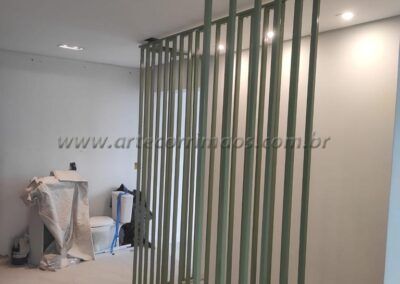 Painel de Fechamento Ferro vertical pintura eletrostática verde (2)