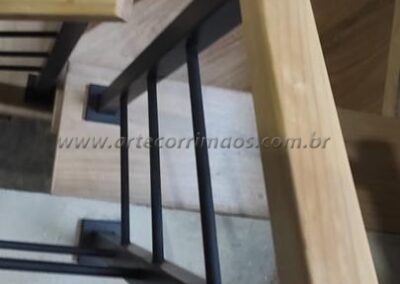 Guarda Corpo Ferro E Madeira (19)
