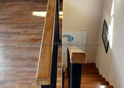 Guarda Corpo Ferro E Madeira (67)