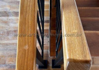 Guarda Corpo Ferro E Madeira (9)
