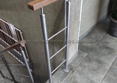 Guarda Corpo Inox e Madeira (3)