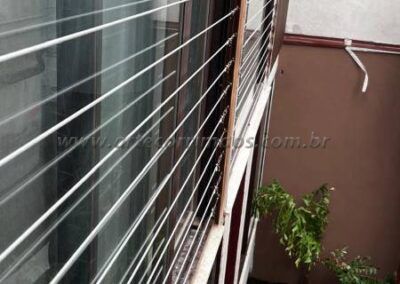 Corrimão guarda corpo ferro e cabo de aço (10)