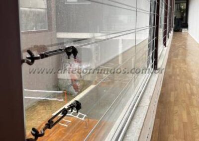 Corrimão guarda corpo ferro e cabo de aço (2)