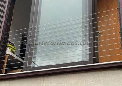 Corrimão guarda corpo ferro e cabo de aço (24)