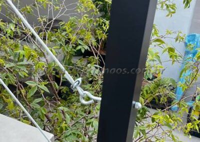 Corrimão guarda corpo ferro e cabo de aço (25)