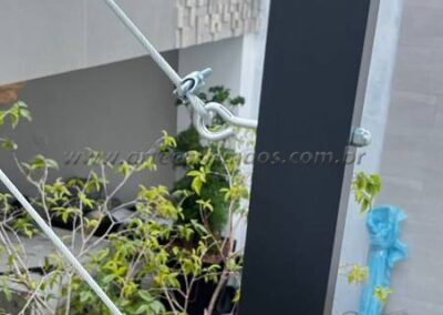 Corrimão guarda corpo ferro e cabo de aço (30)