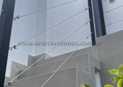 Corrimão guarda corpo ferro e cabo de aço (32)