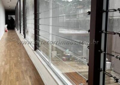 Corrimão guarda corpo ferro e cabo de aço (5)