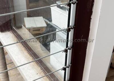 Corrimão guarda corpo ferro e cabo de aço (6)