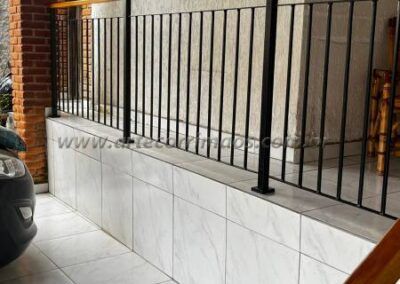 Corrimão guarda corpo madeira e ferro (1)